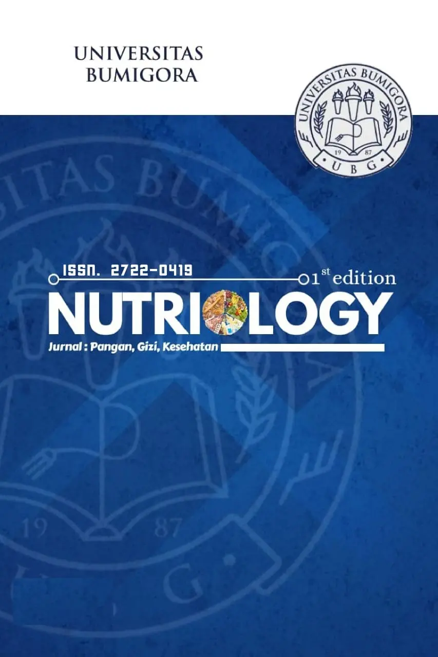 Cover Nutriology : Jurnal Pangan, Gizi, Kesehatan