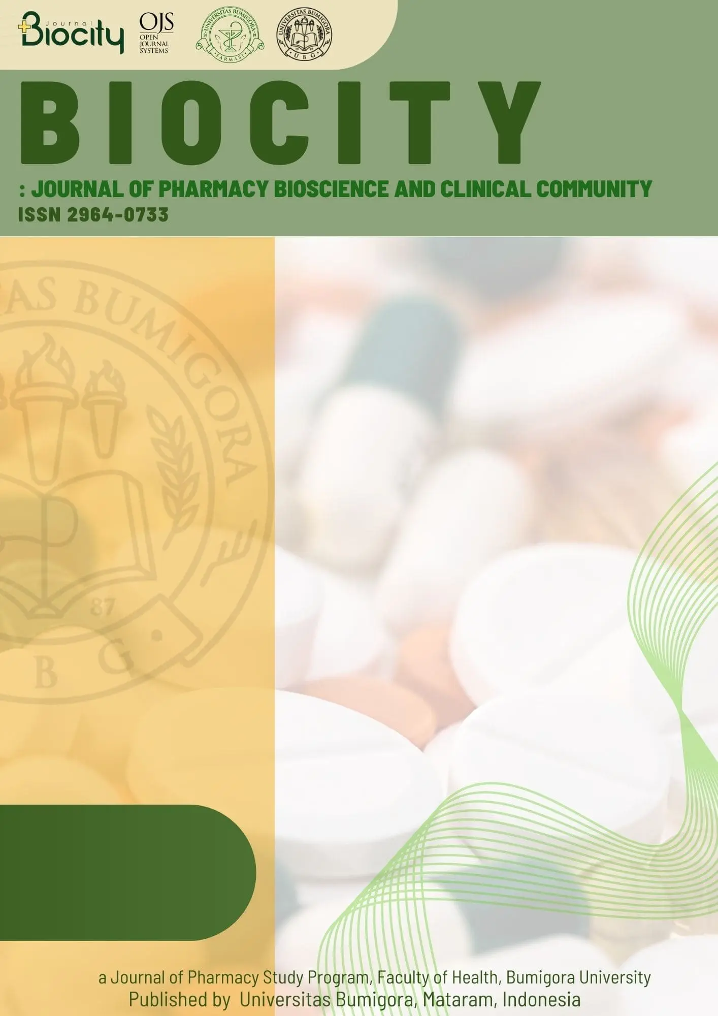 Cover Biocity Journal of Pharmacy Bioscience and Clinical Community