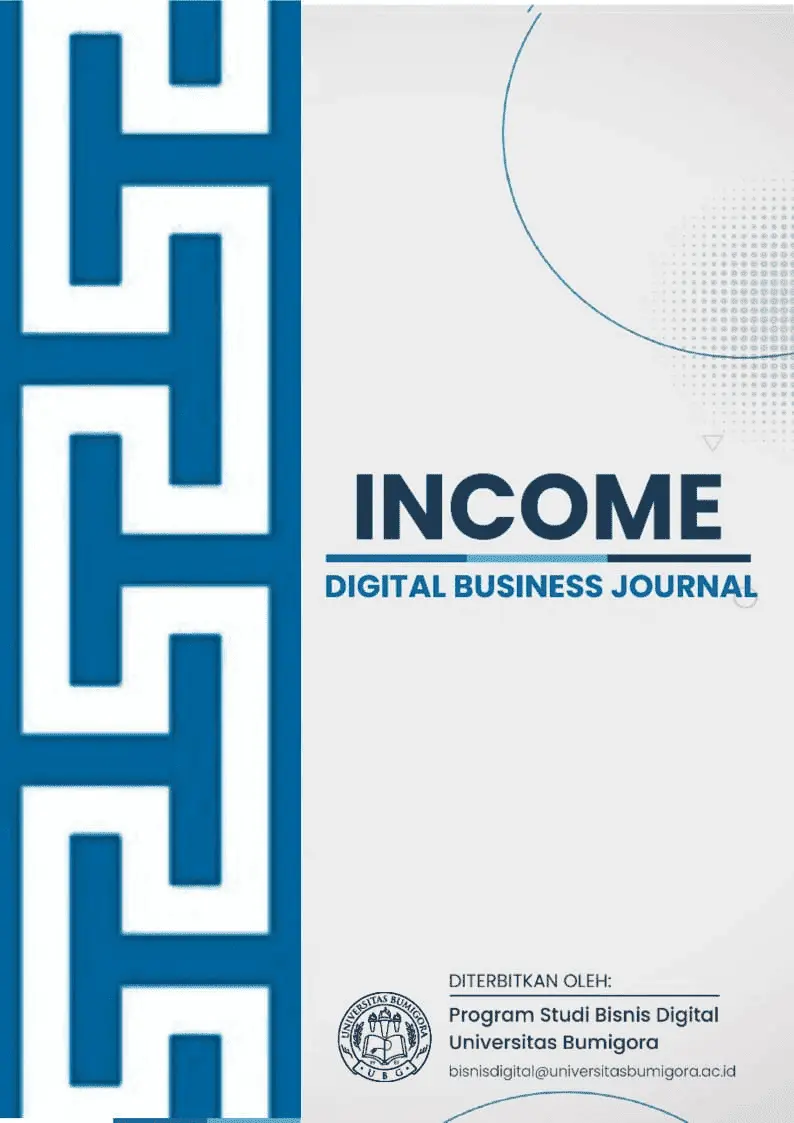 Cover Income: Digital Business Journal