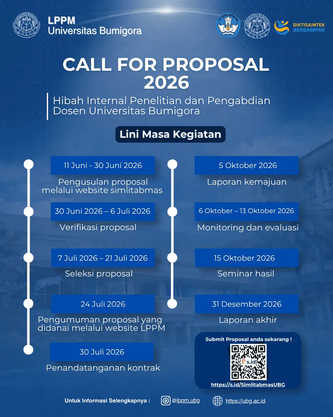 LPPM Universitas Bumigora Resmi Buka Pendaftaran Proposal Hibah Internal Tahun 2026