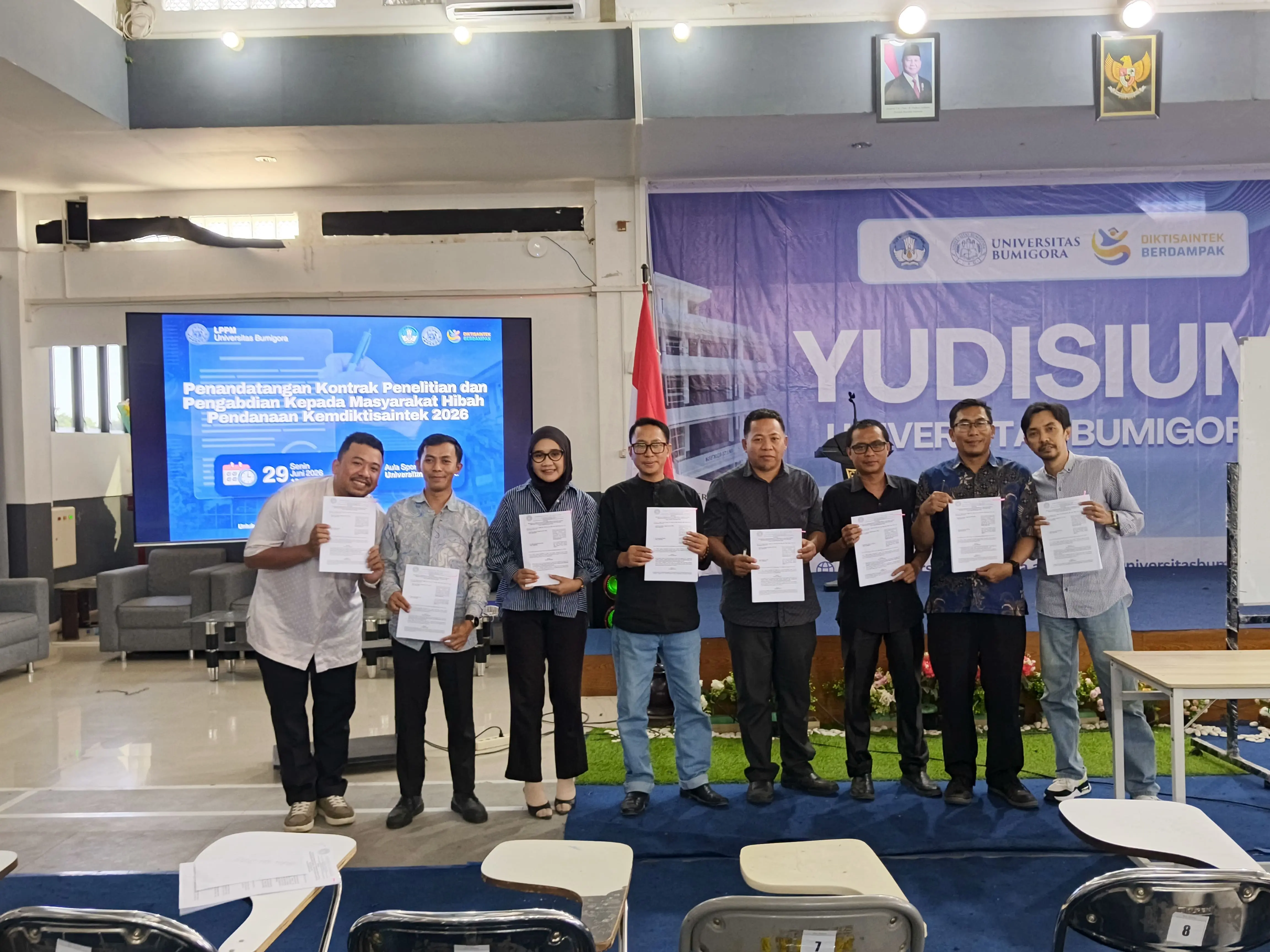 LPPM Universitas Bumigora Sukses Gelar Penandatanganan Kontrak Hibah Penelitian dan Pengabdian Kemdiktisaintek 2026